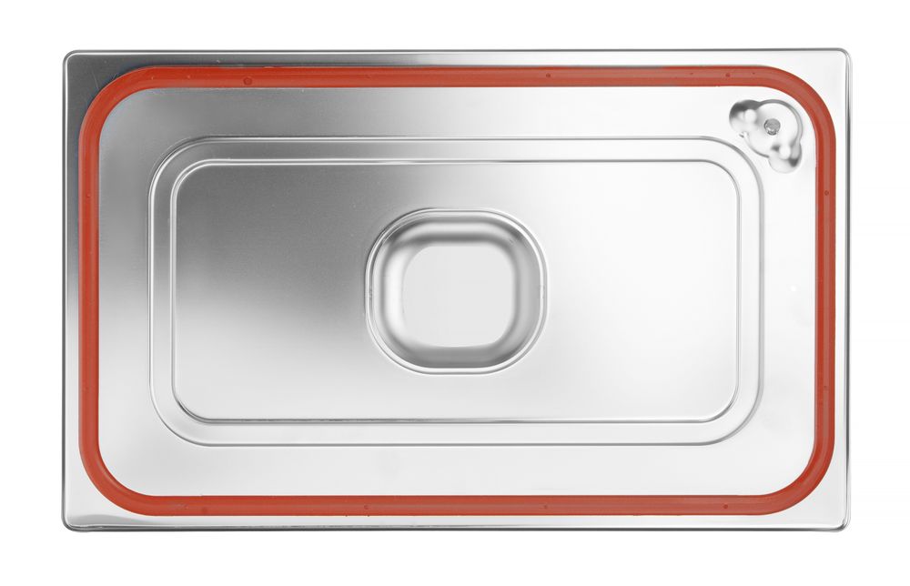 Gastronorm poklopac sa silikonskim obručem, HENDI, Profi Line, GN 1/1, 530x325mm