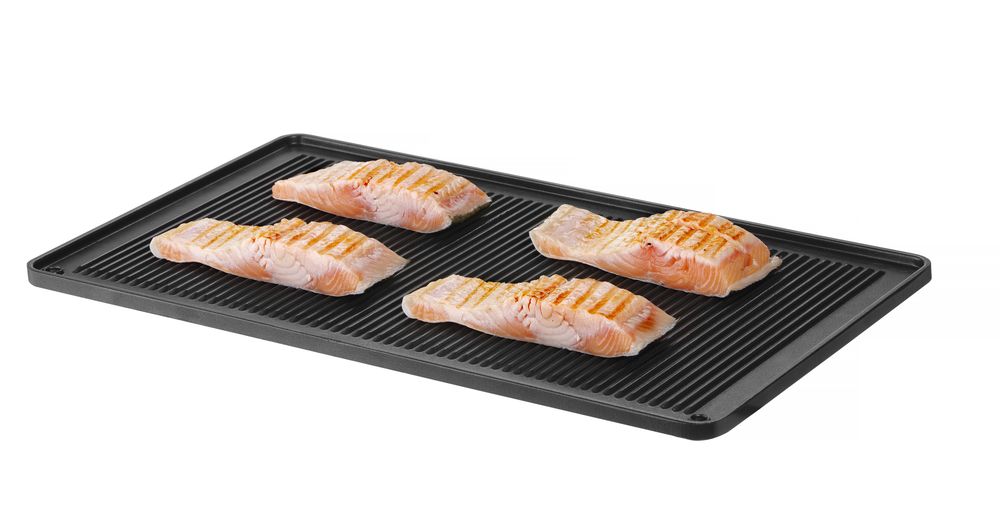 Ploča za roštilj, rebrasta CONVECTOMAT GRILLPLATE, HENDI, GN 1/1, 530x325x(H)15mm