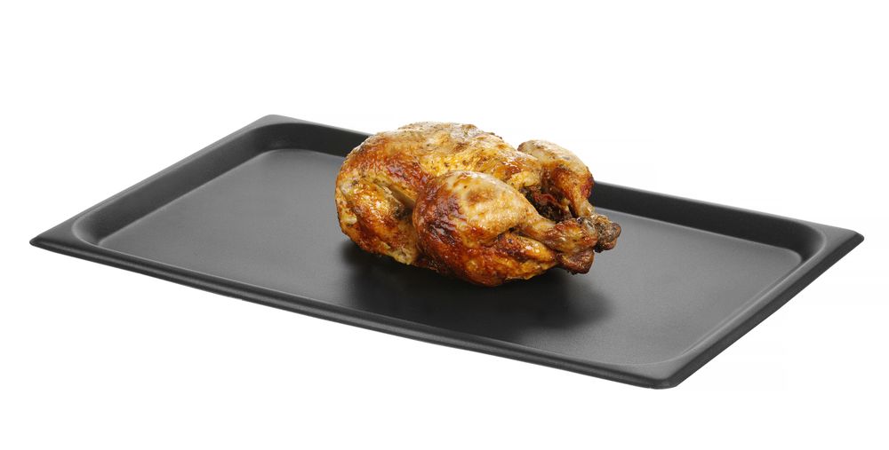 Posuda za rernu sa neprijanjajućim premazom CONVECTOMAT ROAST, HENDI, GN 1/1, Crna, 530x325x(H)17mm