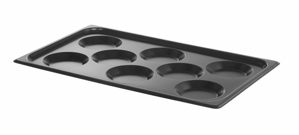 Posuda s neprianjajućim premazom CONVECTOMAT PLATO ZA JAJA, HENDI, GN 1/1, Crna, 530x325x(H)26mm