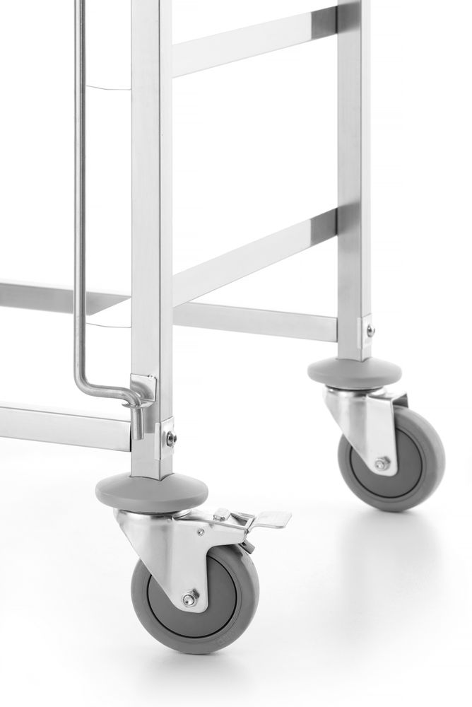 Mobilna kolica za korpe za mašinu za pranje sudova - 7 x 500x500 mm, HENDI, 615x560x(H)1710mm