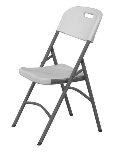 Ugostiteljska stolica, AmerBox, Max. nosivost 175 kg., Bela, 540x440x(H)840mm