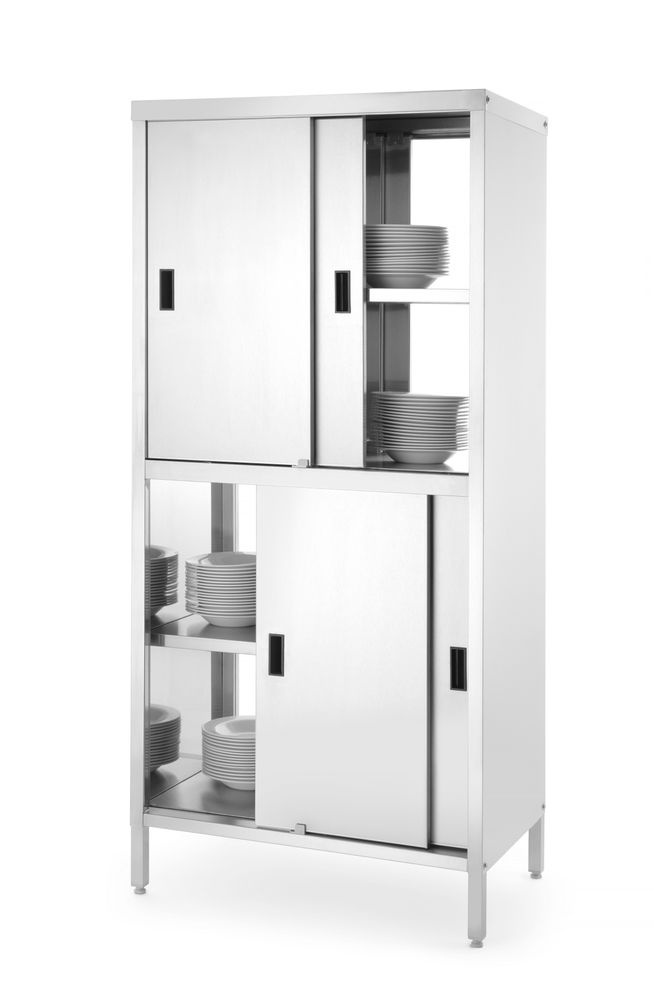 Prolazni ormar s pregradama i kliznim vratima, HENDI, Kitchen Line, 800x500x(H)1800mm