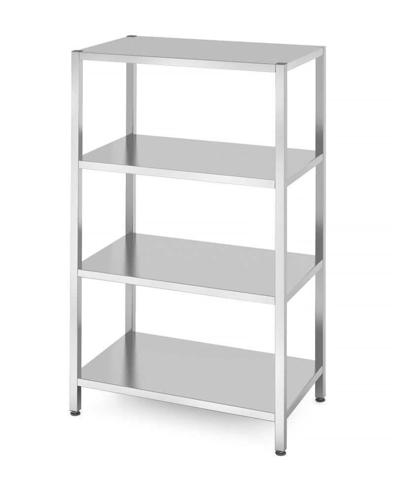 Polica za odlaganje sa 4 nivoa – za samostalno sklapanje, HENDI, Kitchen Line, 1000x600x(H)1800mm