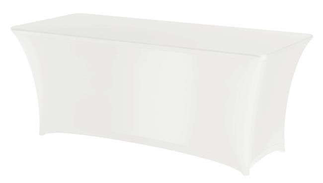Prekrivač za sto četvrtasti, HENDI, Symposium, 810934, Bela, 1200x760x(H)730mm