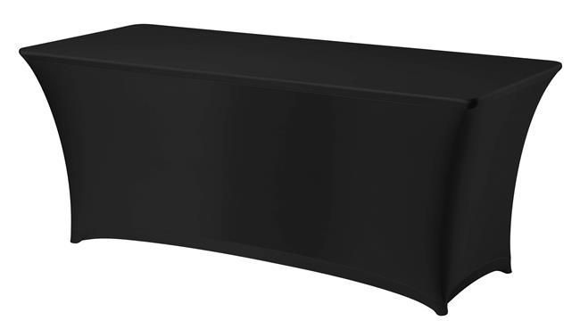 Prekrivač za sto četvrtasti, HENDI, Symposium, 810910 + 810897, Crna, 1830x760x(H)730mm