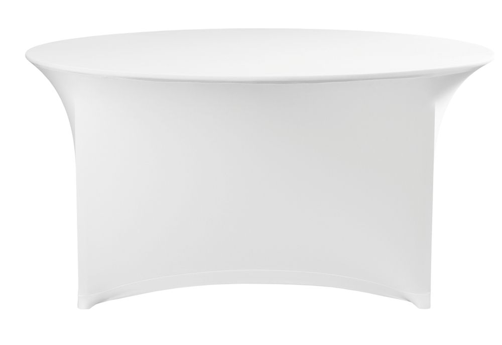 Prekrivač za sto, okrugli, HENDI, 810996, Bela, ⌀1500x(H)760mm