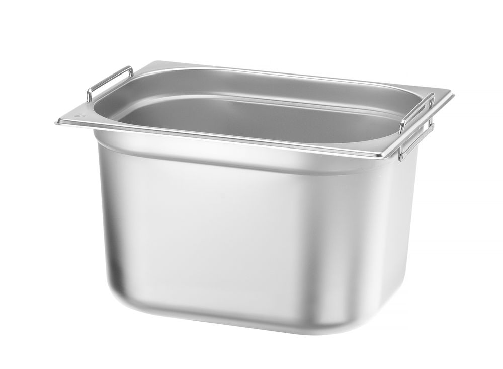 Gastronorm spremnik 1/2 sa ručkama, HENDI, Budget Line, GN 1/2, 12,5L, 325x265x(H)200mm