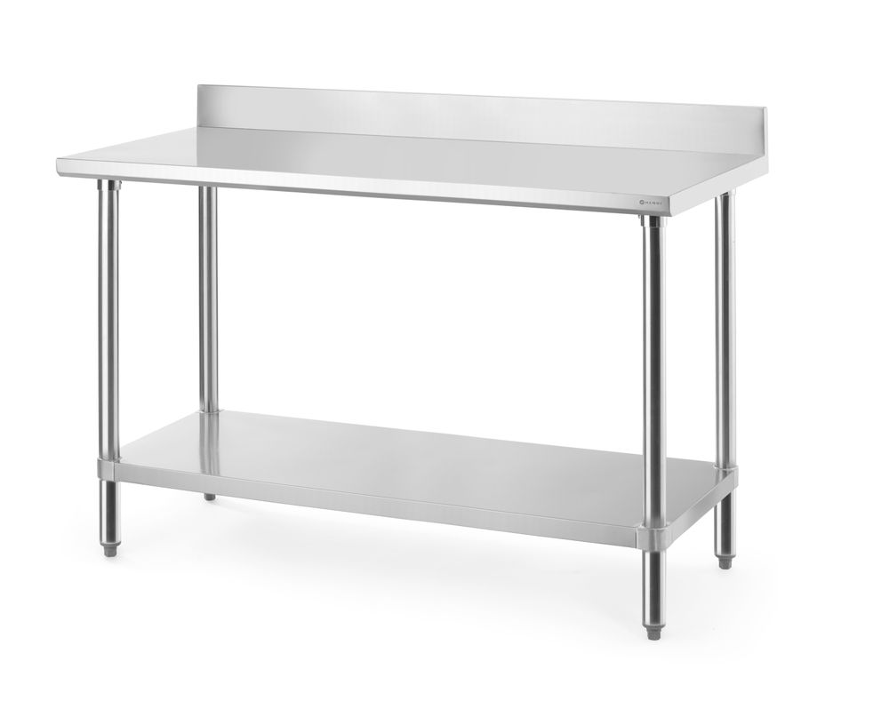 Radni sto sa zaštitom od prskanja, HENDI, Budget Line, 1400x600x(H)950mm