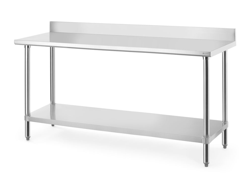 Radni sto sa zaštitom od prskanja, HENDI, Budget Line, 1800x600x(H)950mm