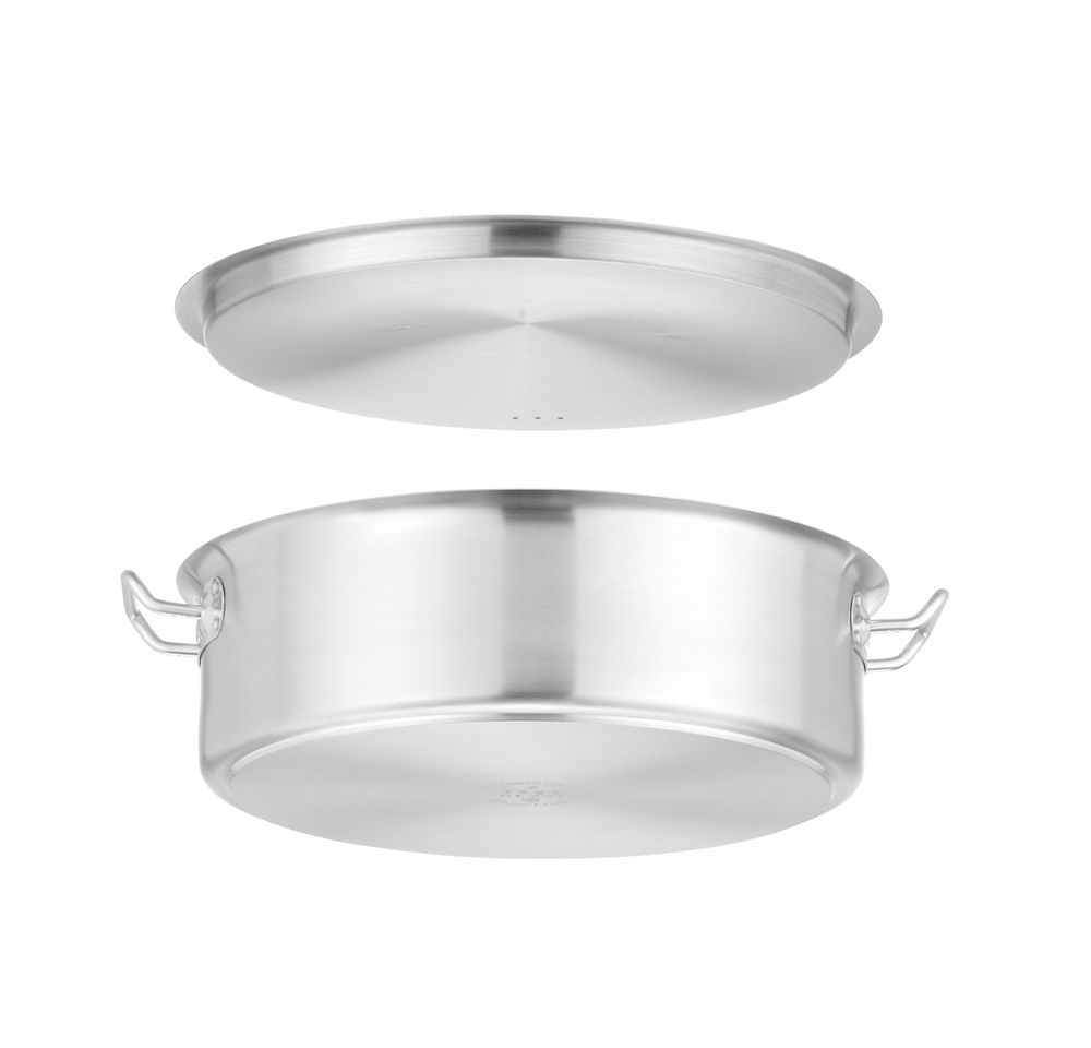 Lonac za dinstanje s poklopcem, HENDI, 15,8L, ⌀380x(H)139mm