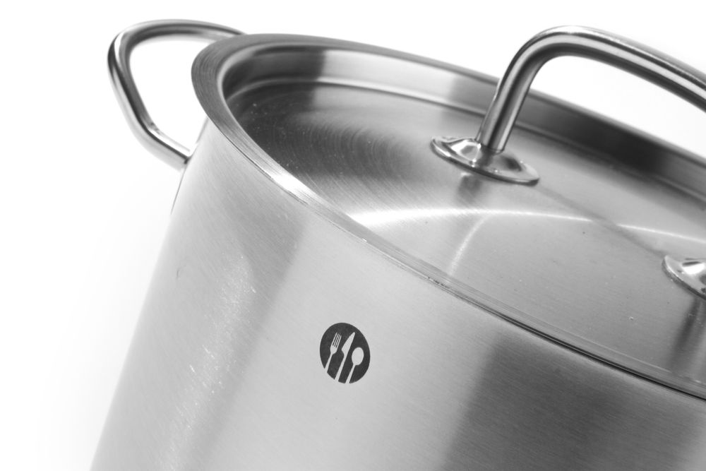 Lonac za dinstanje, duboki - s poklopcem, HENDI, Kitchen Line, 2,8L, ⌀160x(H)140mm