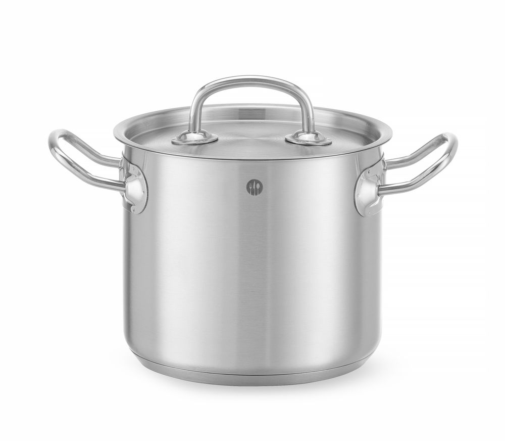 Lonac za dinstanje, duboki - sa poklopcem, HENDI, Kitchen Line, 32L, ⌀360x(H)320mm