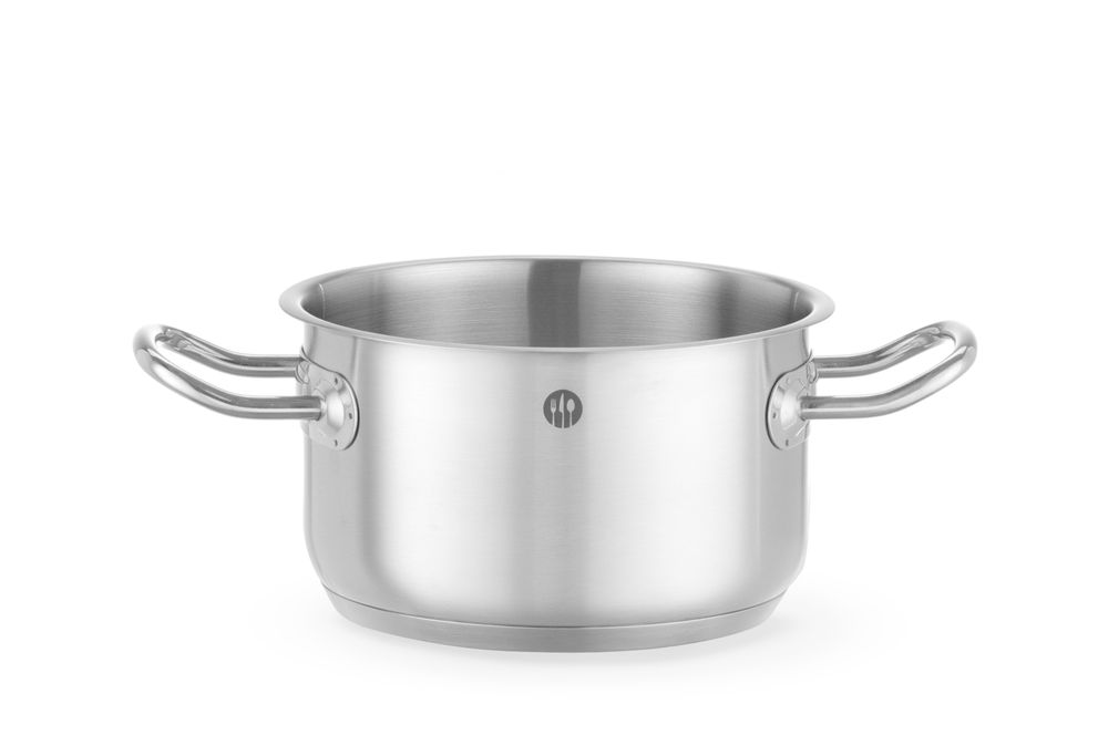 Lonac za dinstanje, srednje dubine - bez poklopca, HENDI, Kitchen Line, 1,8L, ⌀160x(H)95mm