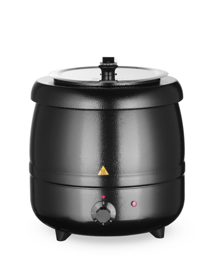 Kotlić za supu, HENDI, Kitchen Line, 8L, Crna, 230V/400W, ⌀330x(H)363mm