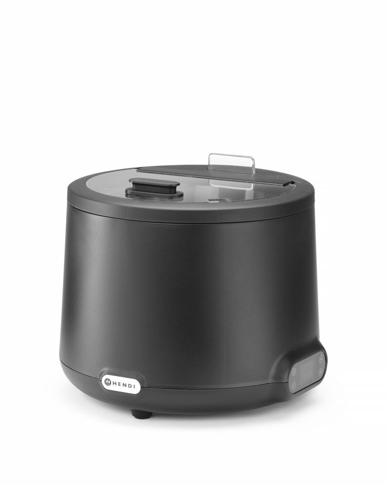Grejač za supu UNIQ, HENDI, designed by Robert Bronwasser, 8L, Crna, 220-240V/500W, ⌀365x(H)325mm
