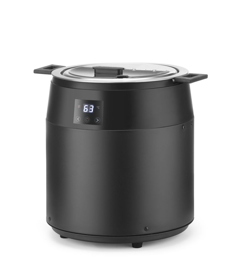 Kotlić za supu bez vode, 10L, HENDI, 10L, Crna, 220-240V/450W, ⌀330x(H)398mm