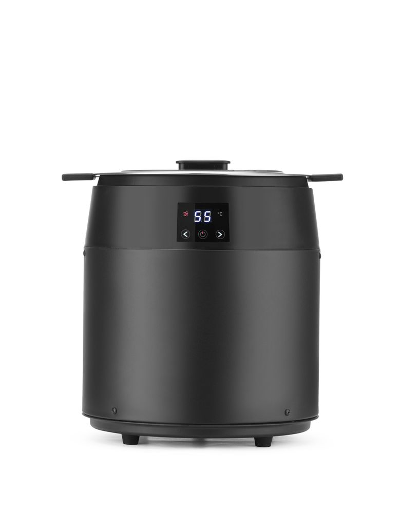 Kotlić za supu bez vode, 10L, HENDI, 10L, Crna, 220-240V/450W, ⌀330x(H)398mm