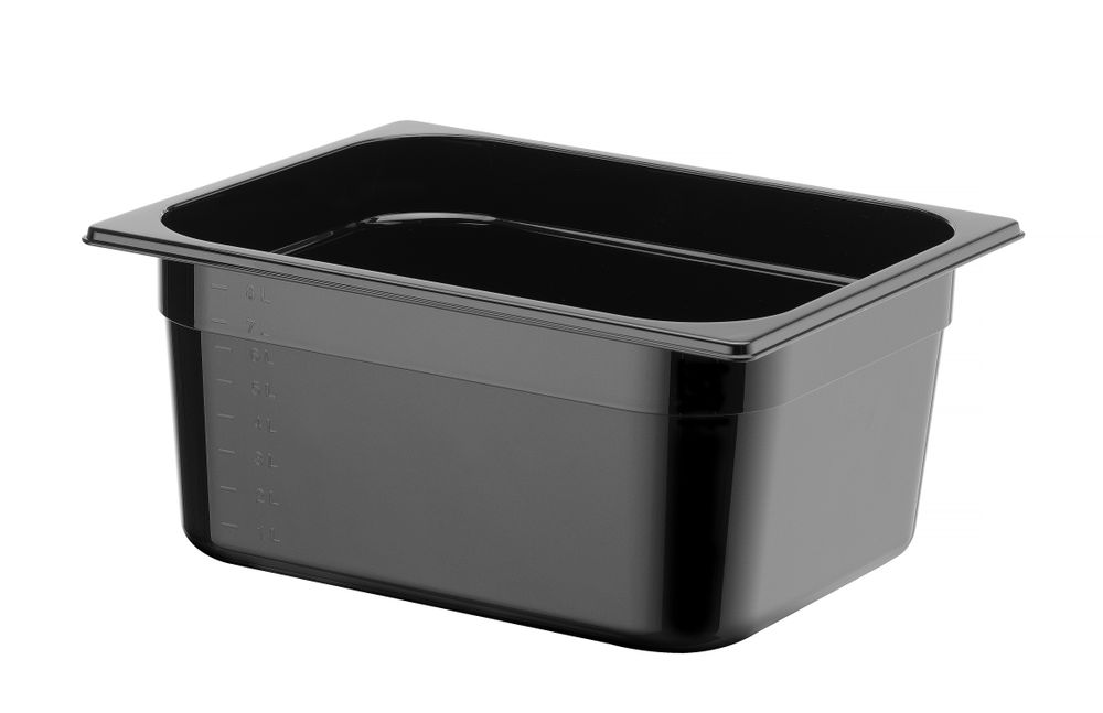 Gastronorm spremnik 1/2, HENDI, Profi Line, GN 1/2, 9,5L, Crna, 325x265x(H)150mm
