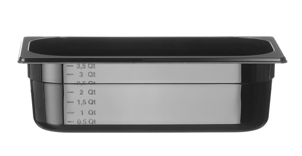 Gastronorm posuda 1/3, HENDI, Profi Line, GN 1/3, 4L, Crna, 325x176x(H)100mm