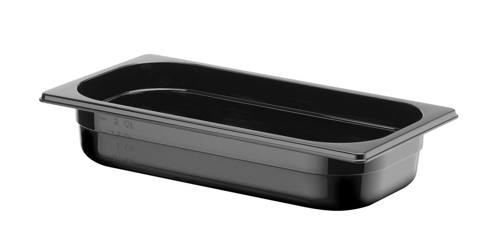 Gastronorm spremnik 1/3, HENDI, Profi Line, GN 1/3, 2,5L, Crna, 325x176x(H)65mm
