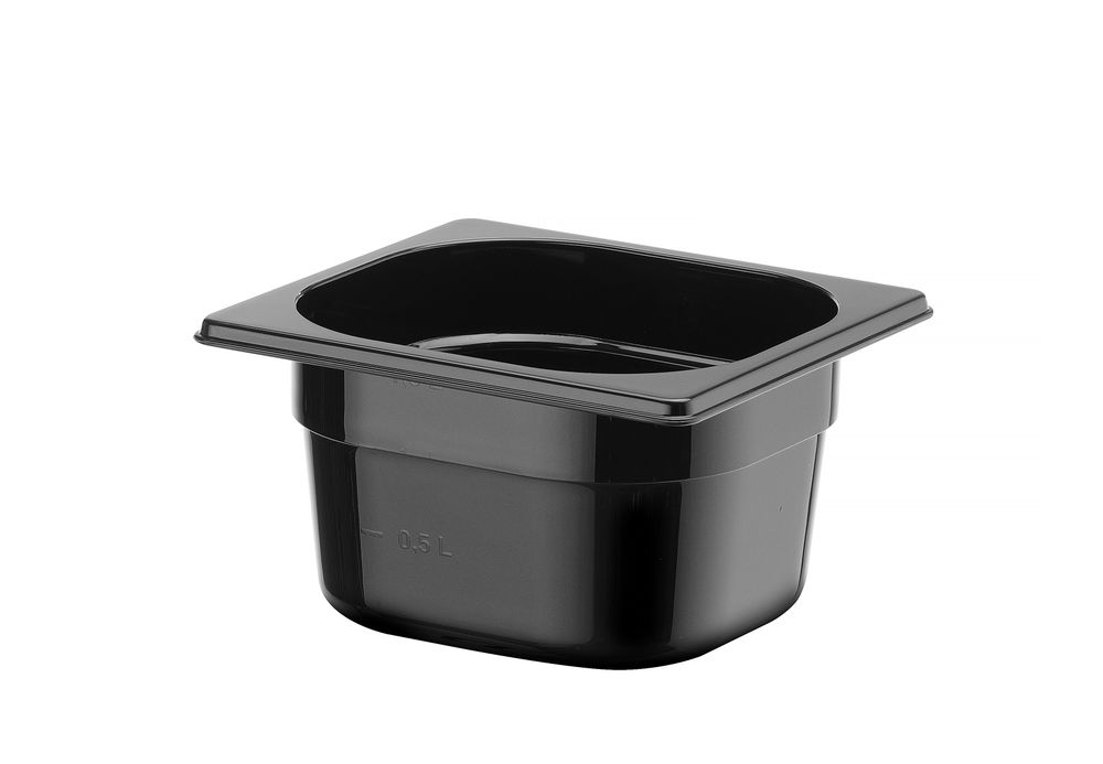 Gastronorm spremnik 1/6, HENDI, Profi Line, GN 1/6, 1,6L, Crna, 176x162x(H)100mm