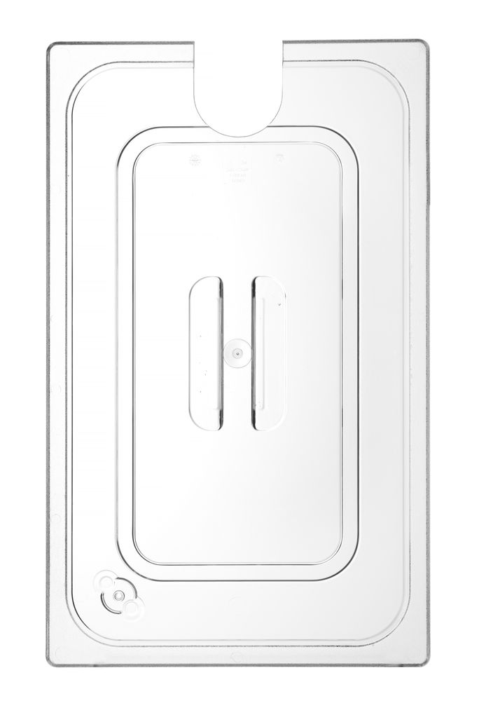 Gastronorm poklopac s otvorom za Sous-vide štap, HENDI, GN 1/1, Providno, 530x325mm