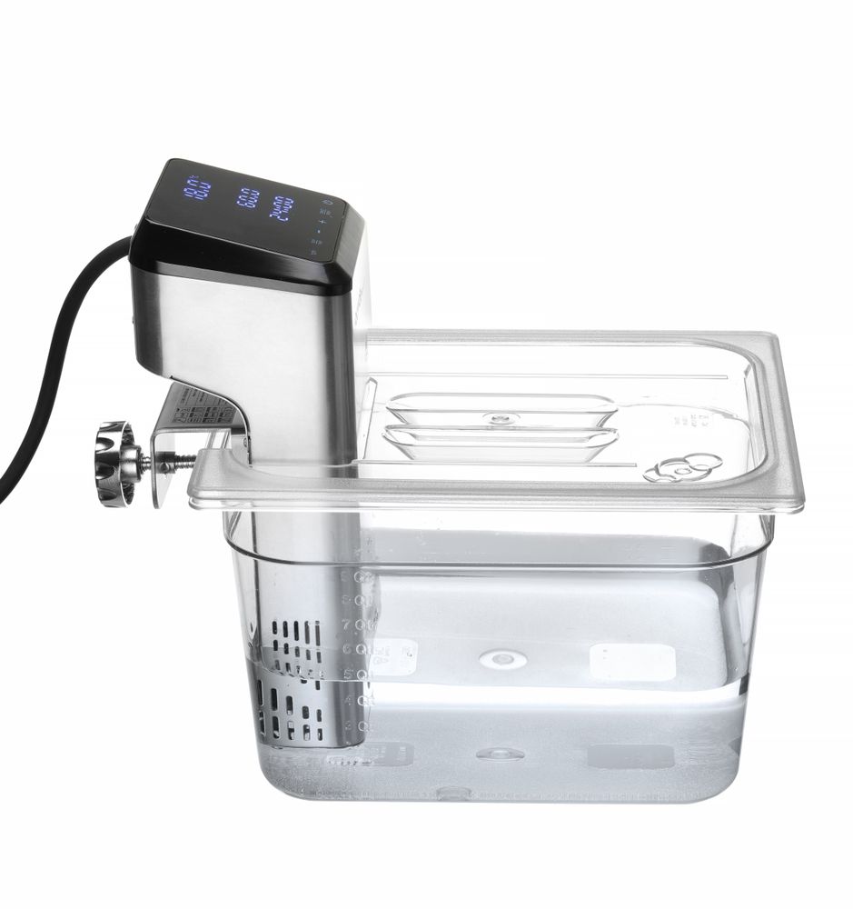 Gastronorm poklopac sa otvorom za Sous-vide štap, HENDI, GN 1/2, Providno, 265x325mm