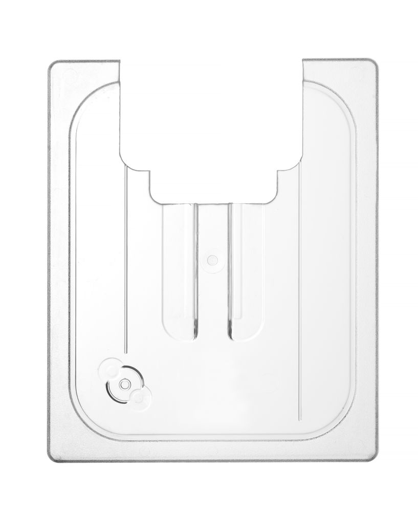 Gastronorm poklopac sa otvorom za Sous-vide štap, HENDI, GN 1/2, Providno, 265x325mm