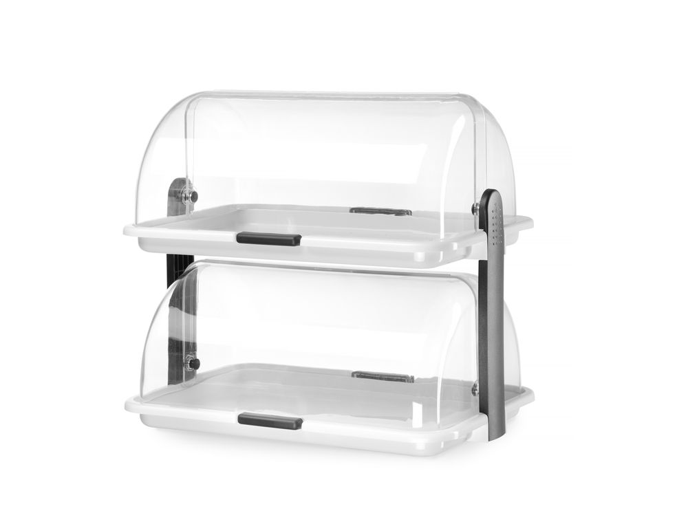 Roll top display - dvostruki, HENDI, 465x310x(H)410mm