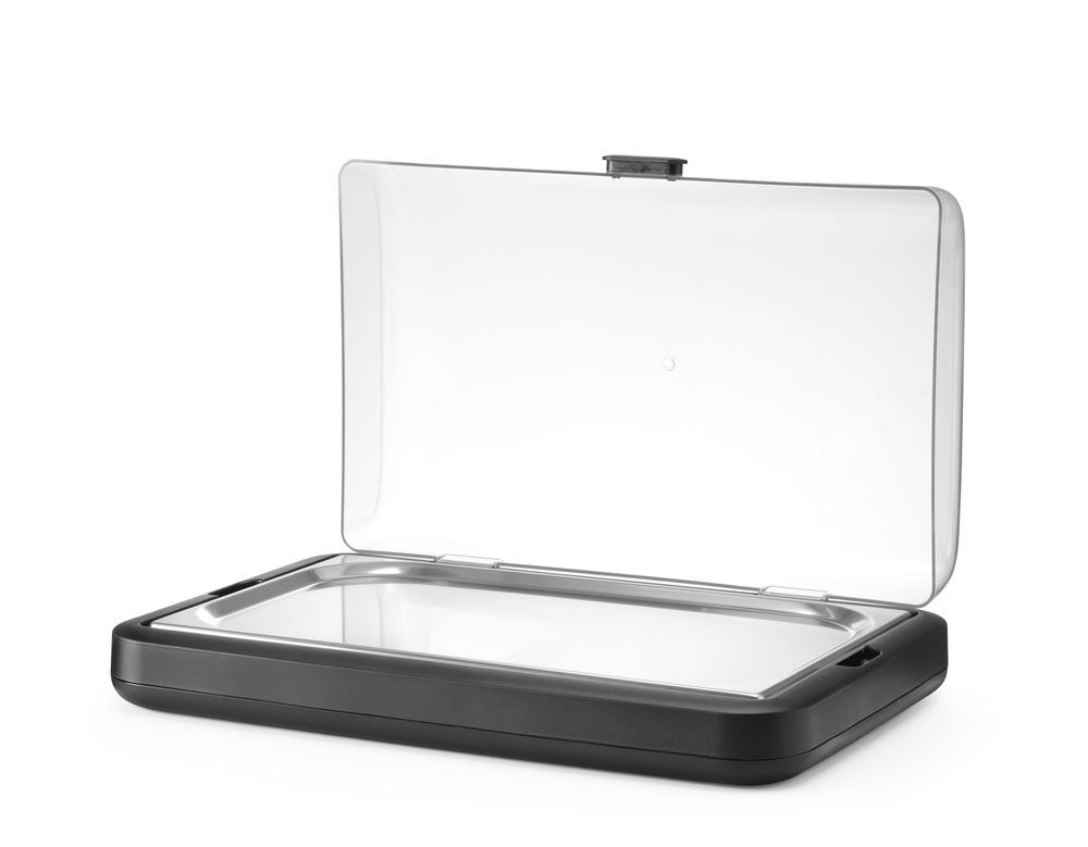 Rashladni display UNIQ, HENDI, designed by Robert Bronwasser, GN 1/1, Crna, 593x389x(H)147mm