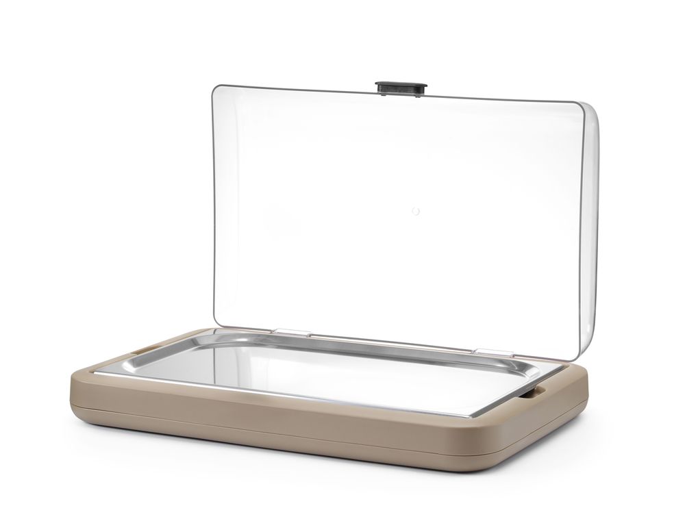 Rashladni display UNIQ, HENDI, designed by Robert Bronwasser, GN 1/1, Bež, 593x389x(H)147mm