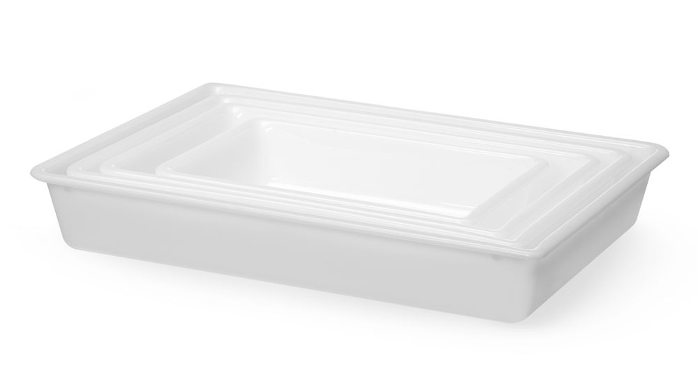 Posuda za pripremu, HENDI, 12L, Bela, 535x385x(H)85mm