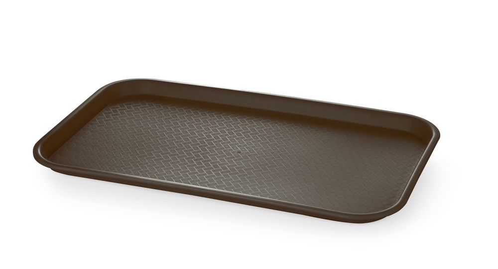 Polipropilenska tacna za fast food GN 1/1, AmerBox, GN 1/1, Braon, 530x325x(H)20mm