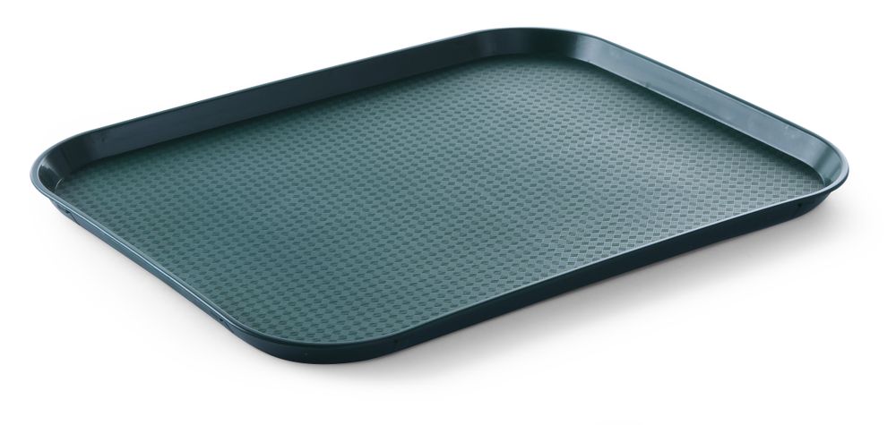Velike posude za fast food, HENDI, Zelena, 350x450x(H)20mm