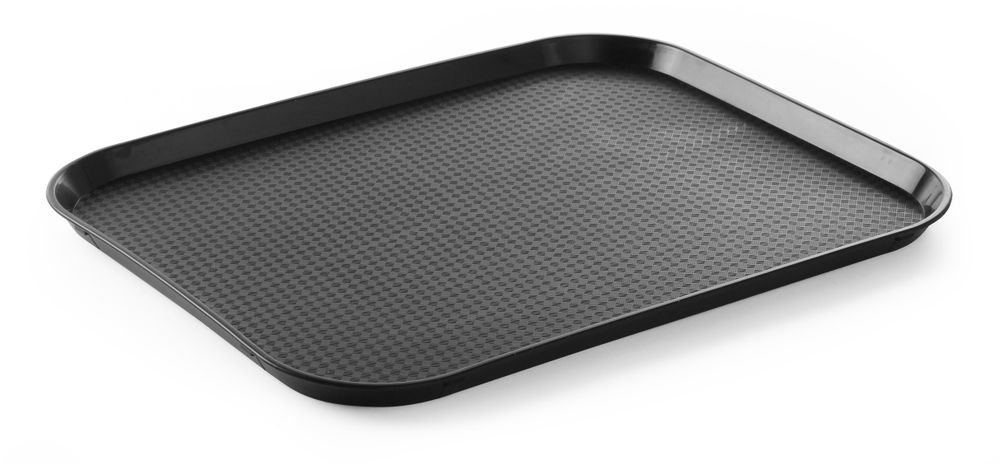 Velike posude za fast food, HENDI, Crna, 350x450x(H)20mm