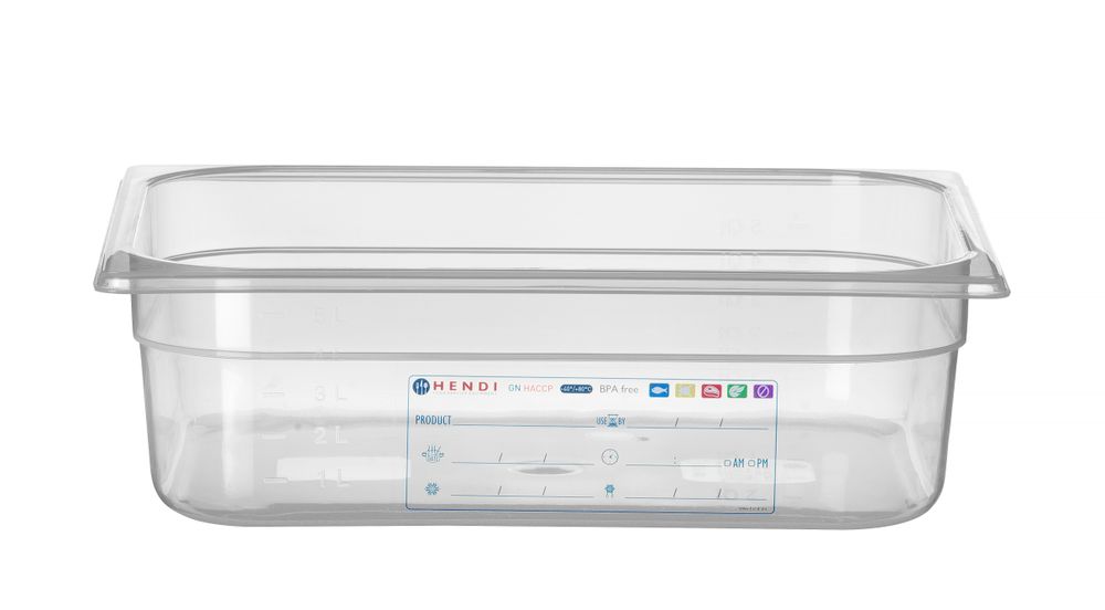 Gastronorm spremnik 1/2, HENDI, GN 1/2, 6,5L, Providno, 325x265x(H)100mm