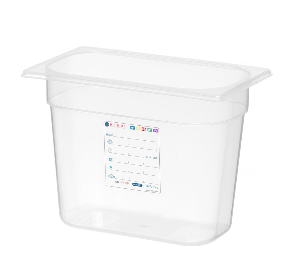 Gastronorm spremnik 1/4, HENDI, GN 1/4, 5,5L, Providno, 265x162x(H)200mm