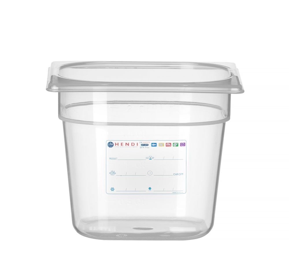Gastronorm spremnik 1/6, HENDI, GN 1/6, 2,4L, Providno, 176x162x(H)150mm