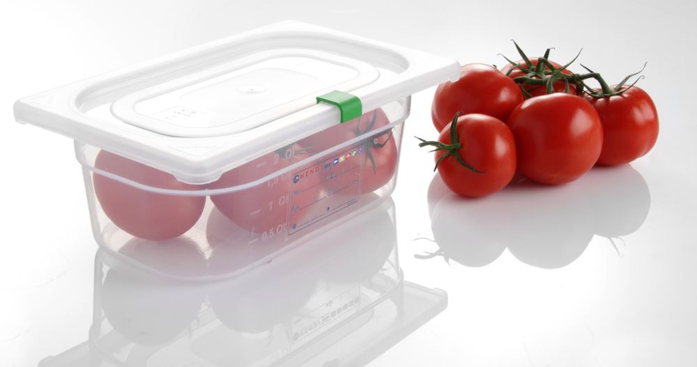 Kopča-zatvarači za HACCP spremnike za skladištenje, HENDI, Zelena, 12 kom