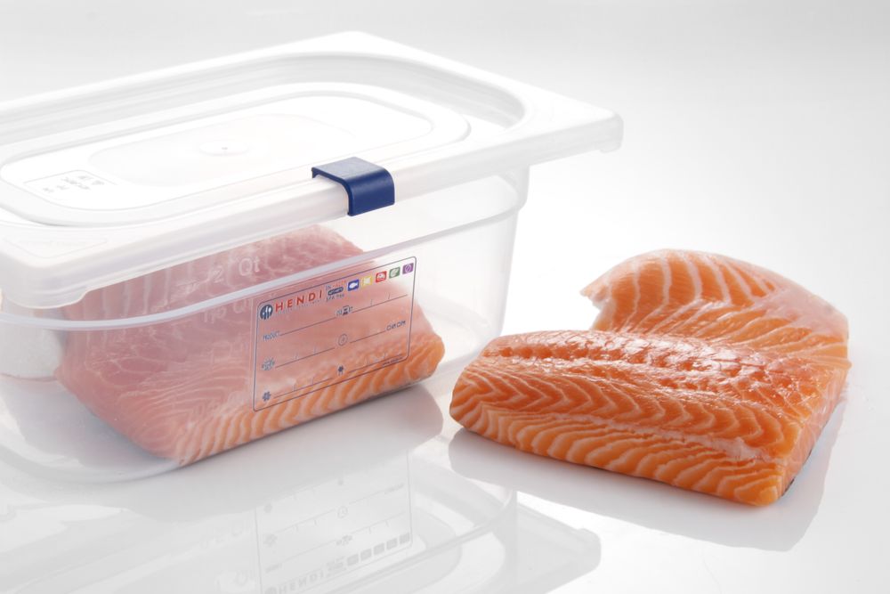Kopča-zatvarači za HACCP spremnike za skladištenje, HENDI, Plava, 12 kom