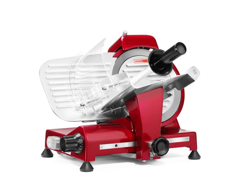 Mašina za sečenje mesa Profi Line 220 crveno izdanje, HENDI, Profi Line, 230V/280W, 506x435x(H)347mm