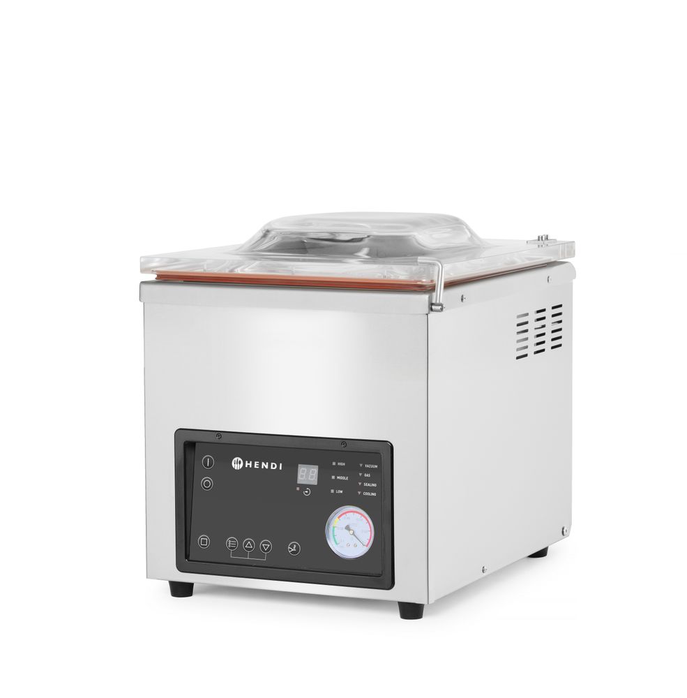 Mašina za pakovanje s vakuumskom komorom Profi Line, HENDI, Profi Line, Lepljiva traka 350 mm, 230V/750W, 450x555x(H)480mm