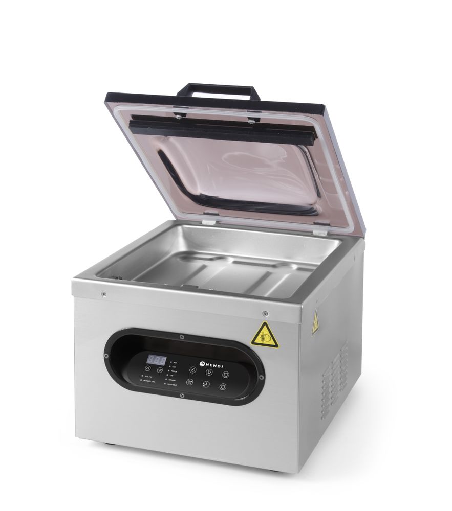 Mašina za pakovanje sa vakuumskom komorom Kitchen Line, HENDI, Kitchen Line, 230V/630W, 360x490x(H)365mm