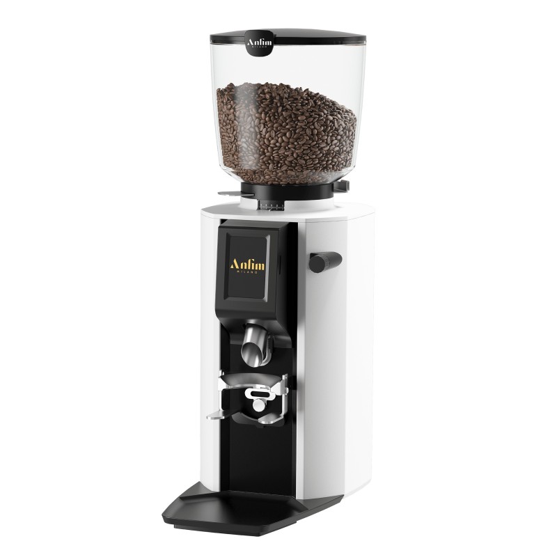 Anfim Alba Coffee Grinder - Compact & Efficient - White - 220 V