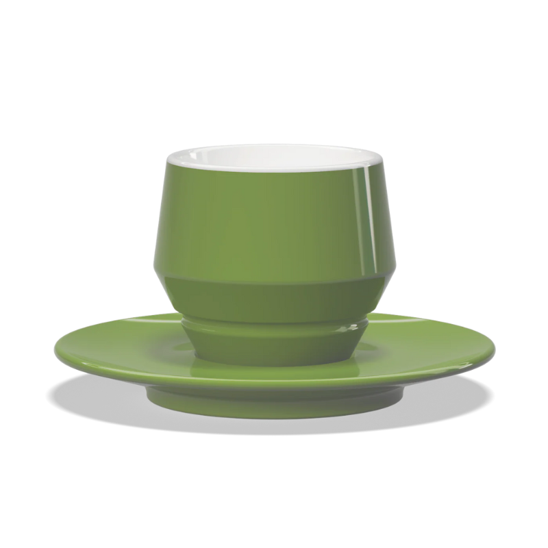 Clubhouse Maniko 210cc Cappuccino Cup - Latte Art Official - Green