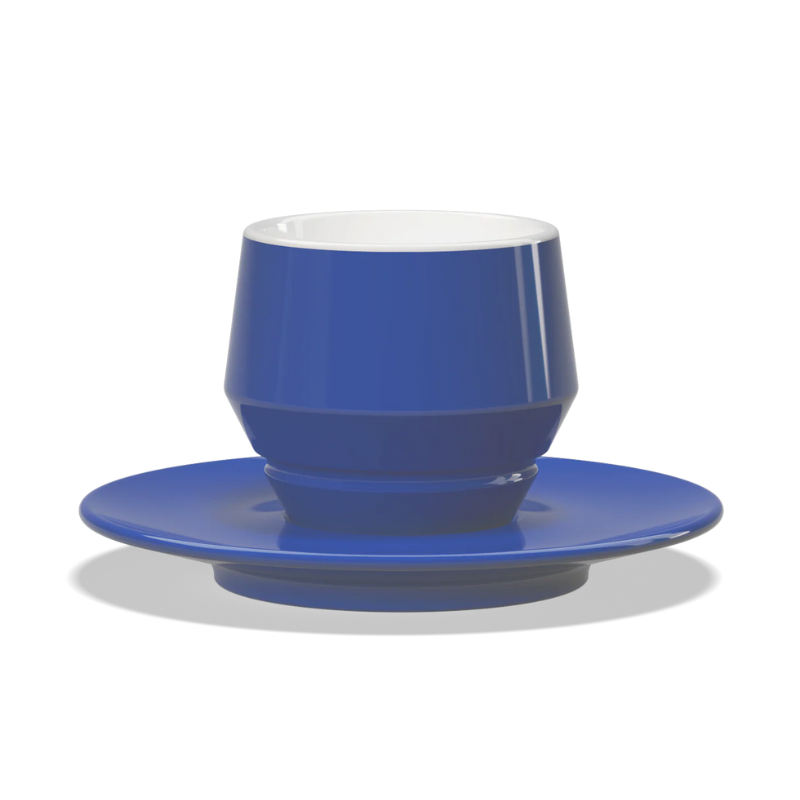 Clubhouse Maniko 210cc Cappuccino Cup - Latte Art Official - Blue