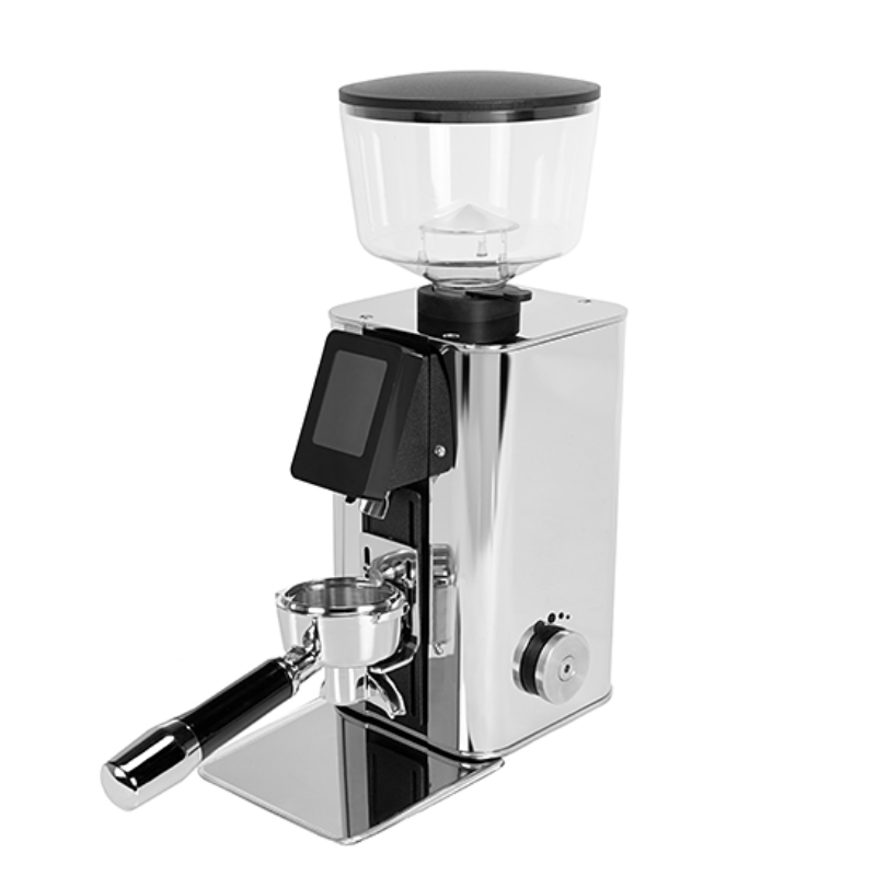 ECM Exacto | Grind by Weight Coffee Grinder 64 mm - Chrome - 220 V