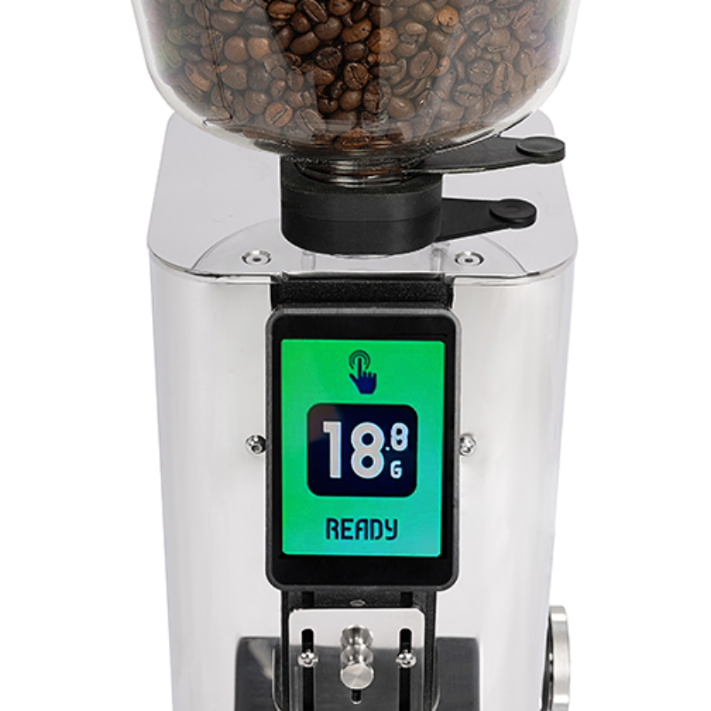 ECM Exacto | Grind by Weight Coffee Grinder 64 mm - Chrome - 220 V