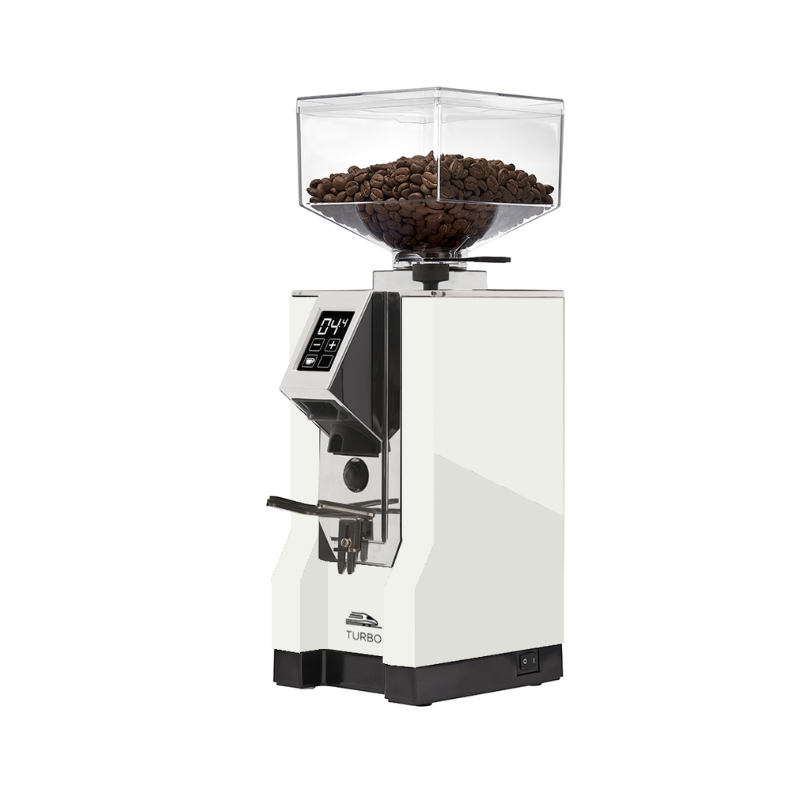 Eureka Mignon Turbo Espresso Grinder - Fast & Efficient - White - 16cr - 220 V